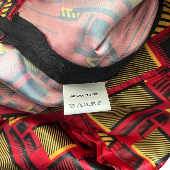 Tribalbyn Zambia African Print Matching Two Piece Set Red Size Medium NEW - Picture 6 of 6